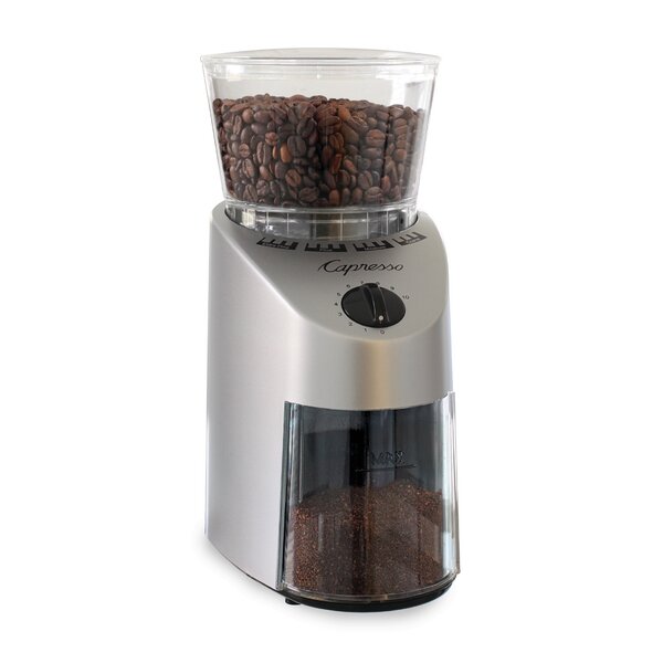 Capresso Infinity Plus Black Conical Burr Grinder