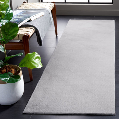 Tapis de couleur unie Raeyonna