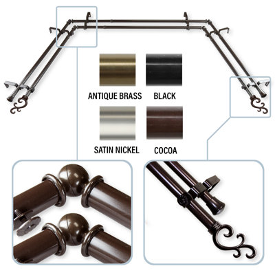 Verlyn Steel Rod/Resin Finials