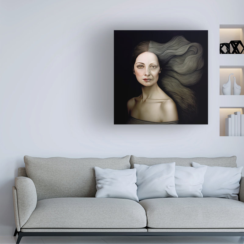 Sasha Wisdom Canvas Art, 35" H x 35" W