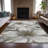 Machine Washable Indoor/Outdoor Xhevrie Silver Rug-111925261