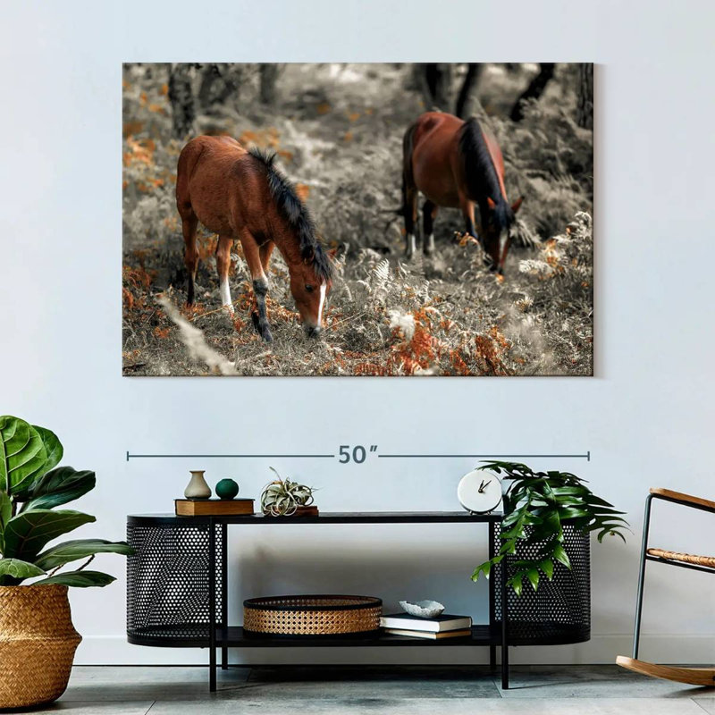 Brampt Horse Trails II, 34" H x 51" W