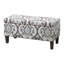 Grand banc de rangement décoratif de 36 po de largeur Chantrell-37741324