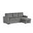 Maslynn 3-Piece Reversible Corduroy Pull-Out Sleeper Sectional with Storage -97561014