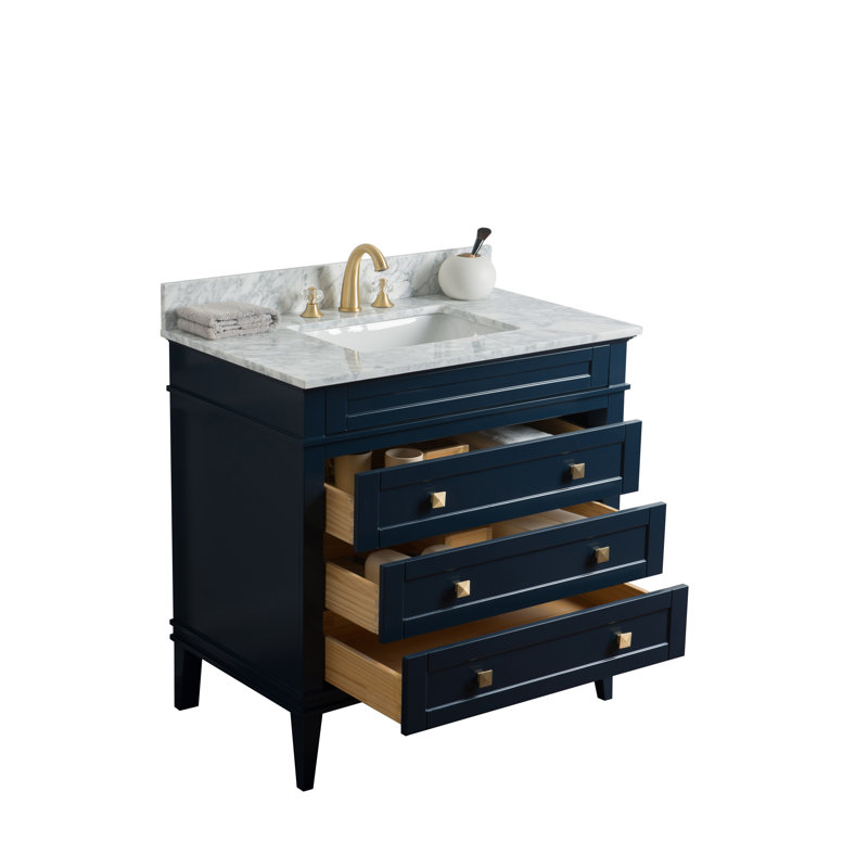 Ensemble de meuble-lavabo de salle de bain simple 36 po