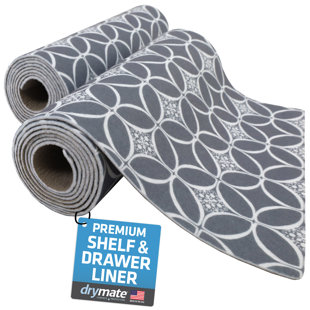 Doublures de tablettes en tissu de luxe, matériau rembourré - absorbant, imperméable, lavable à la machine (Ensemble de 2)