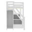 Lit mezzanine avec rangement pour lumières DEL-1538856555