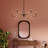 Pilar Extra Large Matte Black 6-Light Chandelier-127380270