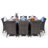 Karcher 8 Seater Dining Set with Cushions and Parasol-39926025