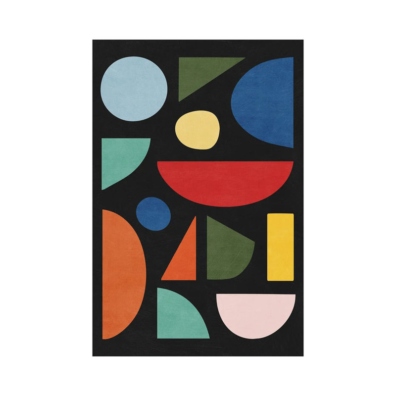«Bold Abstract Artwork» par Colofrul, reproduction d'art sur toile tendue, H 26 po x l 18 po, Toile tendue, Ne s’applique pas