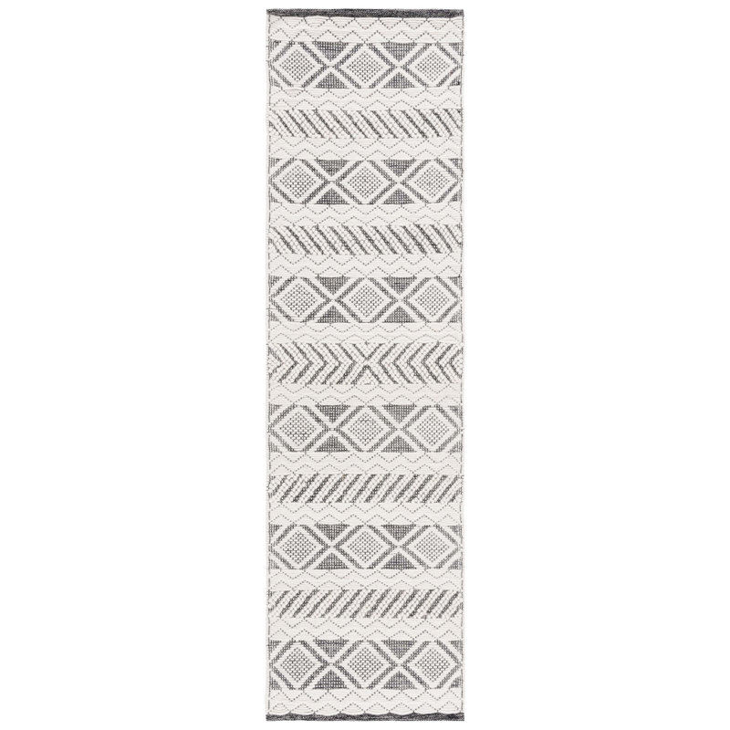 Dessiree Hand Woven Wool And Cotton Geometric;Southwestern Rug, Runner 2'3" x 8'