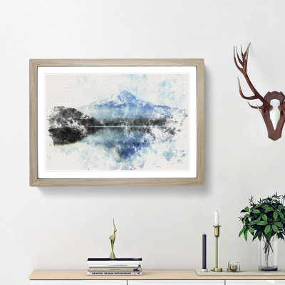 Mount Fuji in Japan - Framed Print