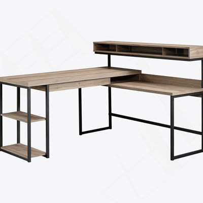 Bureau d'écriture, bureau en L pour la maison, bureau