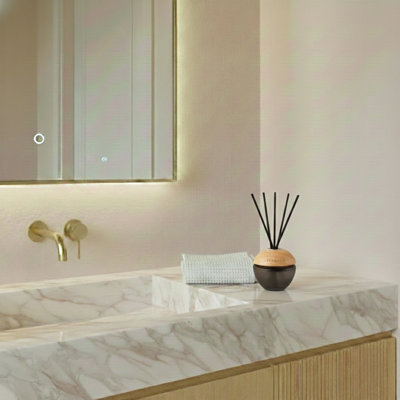 Diffuseur rond en roseau moderne, muguet