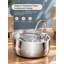 2.5L/84oz Stainless Steel Cat Fountain with a gooseneck spout, quiet operation, and automatic dispensing for indoor cats and other pets.