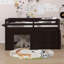Lit mezzanine simple avec armoire de rangement et tablette-1465958267
