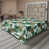 Dark Green/Pale Coffee Floral