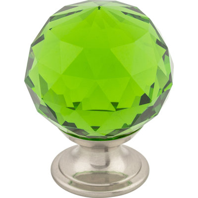 Clear Crystal 1 3/8" Diameter Round Knob