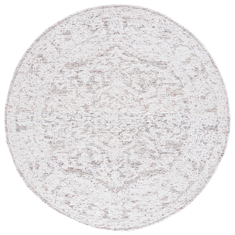 Metro Hand Tufted Performance Oriental Rug, Round 6'