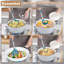Ensemble d'ustensiles de cuisine en silicone 6 pièces avec poignées en acier inoxydable, ustensiles de cuisine résistants à la chaleur et antiadhésifs pour la cuisson, la cuisson, le mélange et l'agitation-111201814