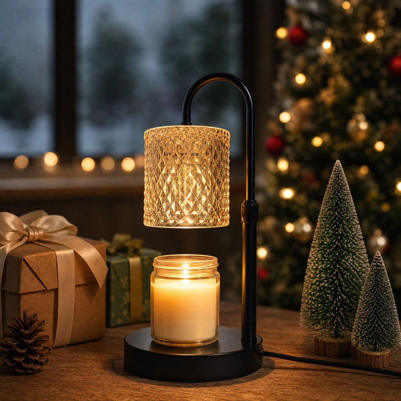 Bougie chauffe-plat de Noël avec minuterie Home Decor