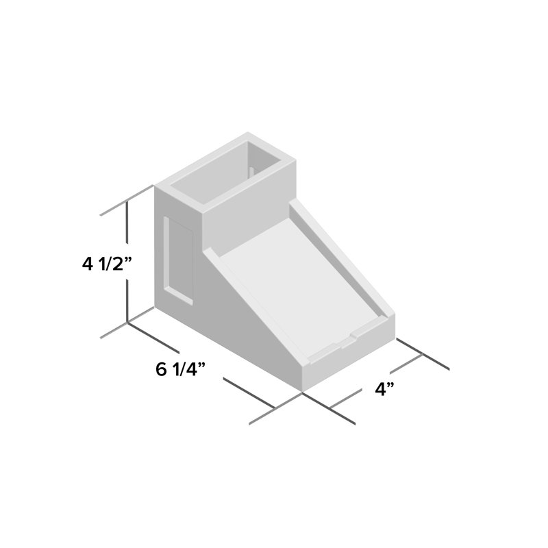 Porte-crayons Castiglia, Argent classique