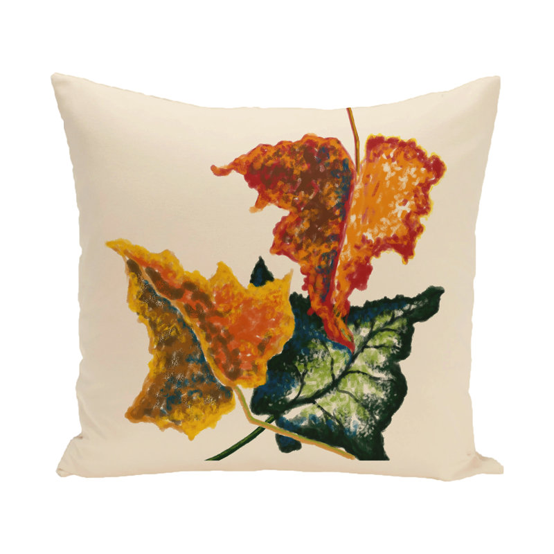  Housse de coussin et insert Autumn, H 20 po x l 20 po, Blanc cassé