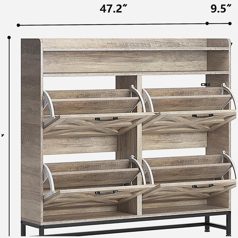 Armoire à chaussures grande capacité