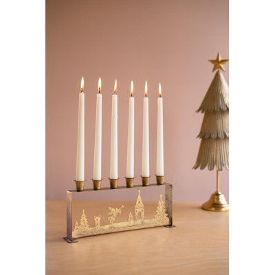 CANDELABRA ANTIQUE EN OR DE TABLE