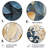 Milner - Floral Round Metal Wall Art-109695494