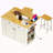 48Inch Large Kitchen Island With 2 Bar Stools, Power Outlet, Door Internal Storage Rack, Kitchen Storage Cart On 5 Wheels With Drop Leaf, 5 Open Side Racks, 2 Drawers,For Kitchen,Dining Room-740790808