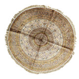 Silk Oriental Area Rug in Ivory