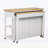 Extendable Kitchen Island with Dining Table,2 Drawers,and Power Outlets for Modern Kitchens-1366034524