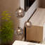Vine 3 Pendants Mixed Sizes in Grey Glass-1273435300