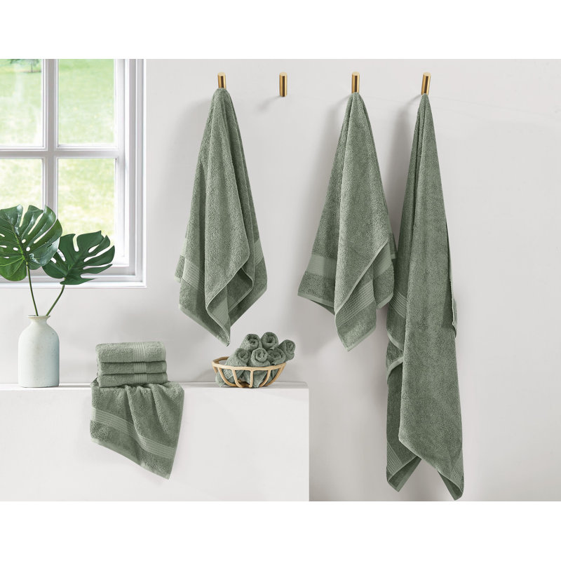 Cannon Cotton/TENCEL Towel Sets, 1, Sage Green
