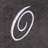 Winston Porter Granite/Silver Script Monogram Hand Towel Letter O