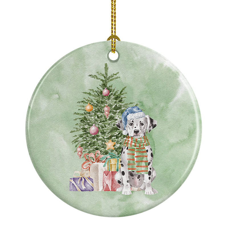 Figurine décorative chiot dalmatien