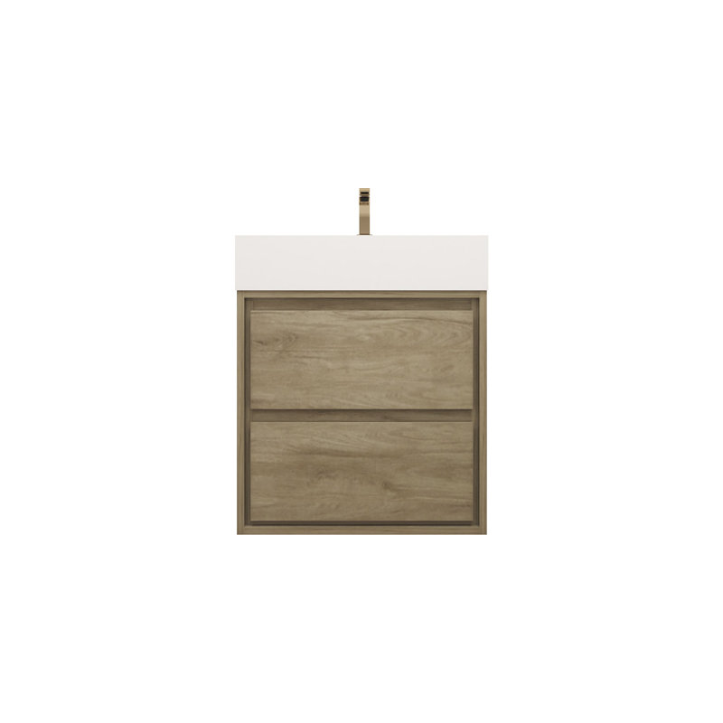Victoria 24''Bathroom Vanity Base, White Oak