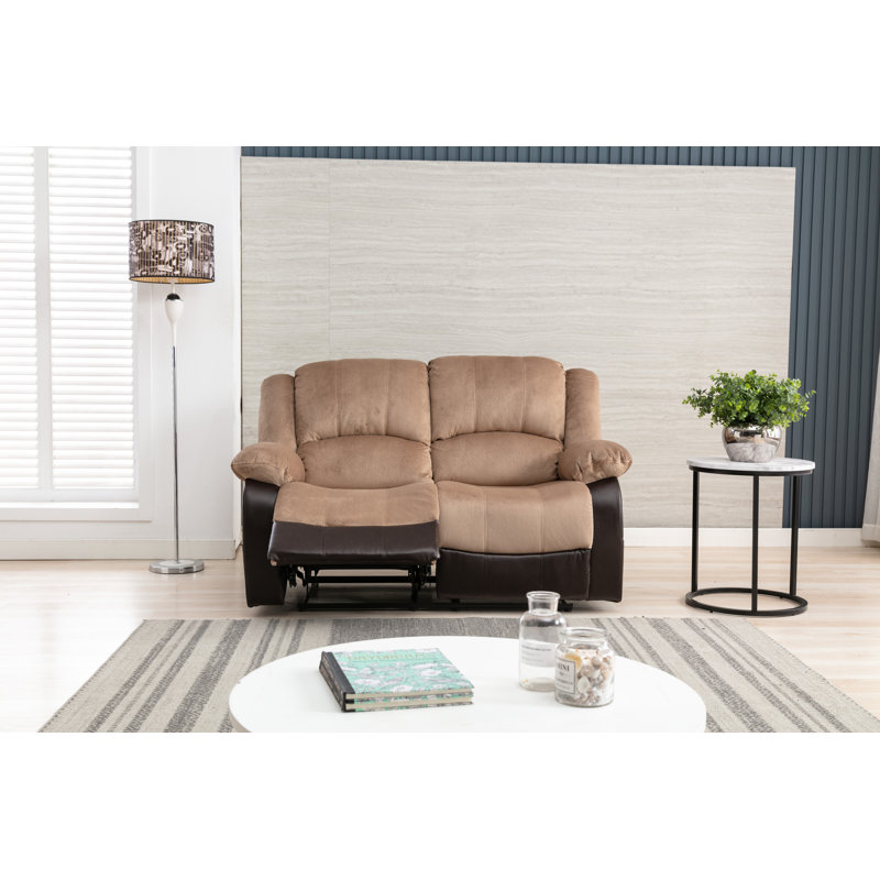 Causeuse Alizzon, Mélange de polyester beige