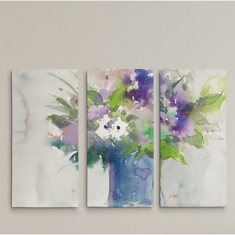 3 pièces, reproduction sur toile, H 24 po x l 36 po x P 1,5 po