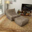 Fauteuil d'appoint avec repose-pieds Harper-762782559