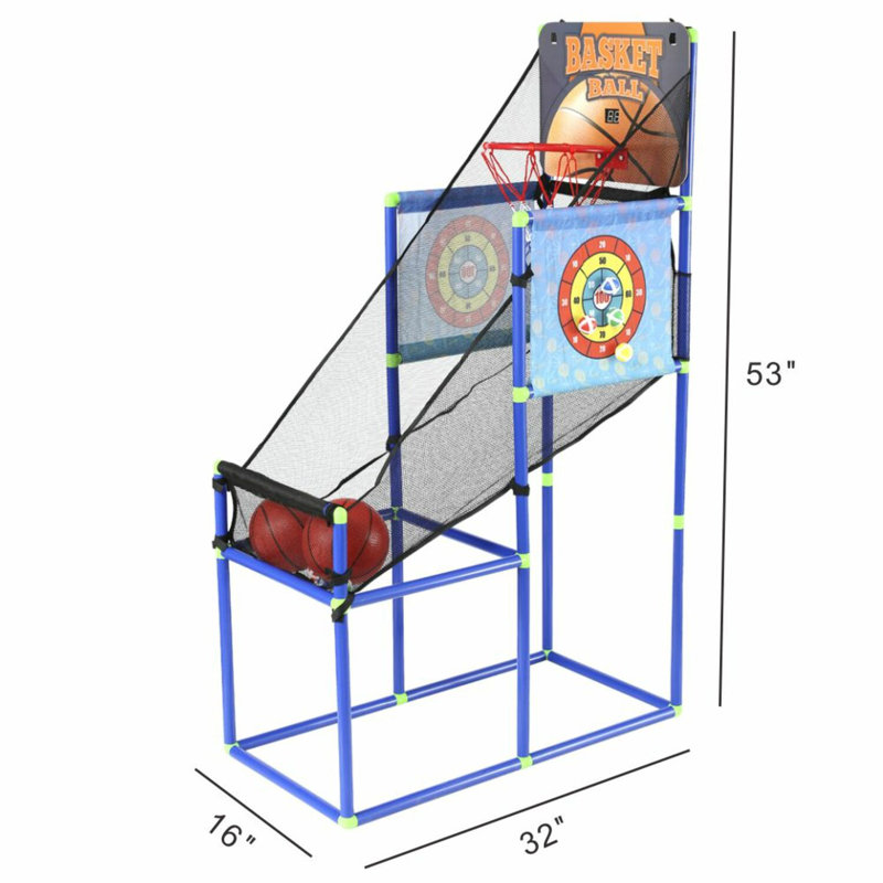 Ensemble de jeu: basketball d'arcade et cerceau