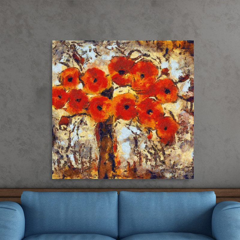 Abdouallah " Full Bouquet II ", 8" H x 8" W x 1.5" D