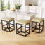 Modern Edge, Cozy Feel: Faux Leather Upholstered Counter Bar Stools for Every Home-1185837294