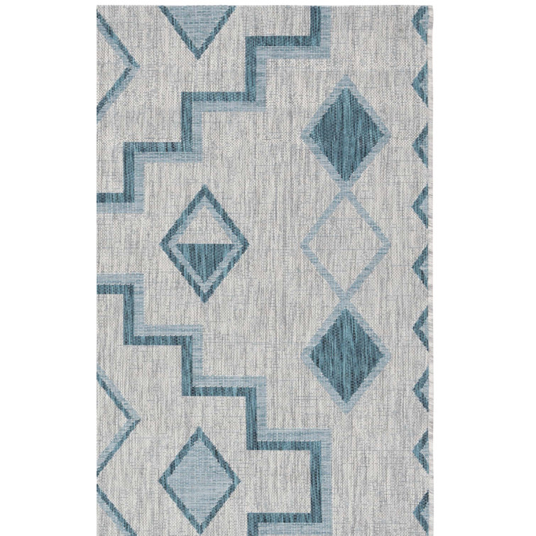Amarien Geometric Indoor/Outdoor Area Rug