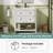 Wilce Meltiva Single Sink Bathroom Vanity With Solid Surface Composite Top-1382869771-1402696346