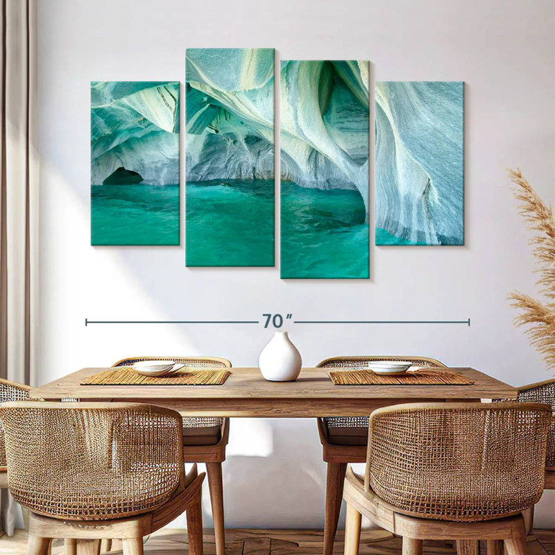 Alvord Marble Caves Carrera Lake, 42" H x 68" W