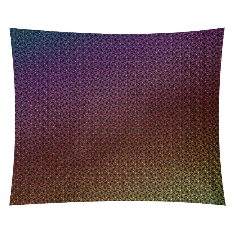 Tapisserie murale hexagonale en treillis, H 27,5 po x l 37,5 po