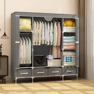 URBNLIVING Metal Wardrobe