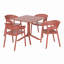 Ensemble repas carré pour 4 personnes-290220082